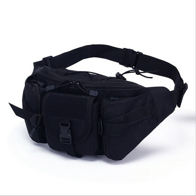 Sac Banane Tactique Multi-Poches Beige