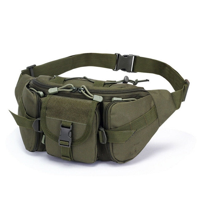 Sac Banane Tactique Multi-Poches Beige