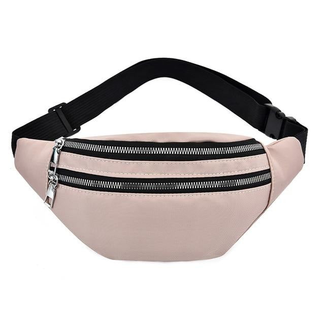 Sac Banane Urbain Rose Élégant Unisexe