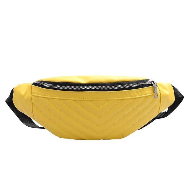 Sac Banane Jaune Tendance Urbaine Unisexe