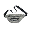 Sac Banane Urbain Geometrique Bleu Compact