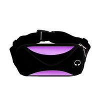 Sac Banane Sportive Audio Intégrée Noir - modèle Violet - Banane Avenue ™