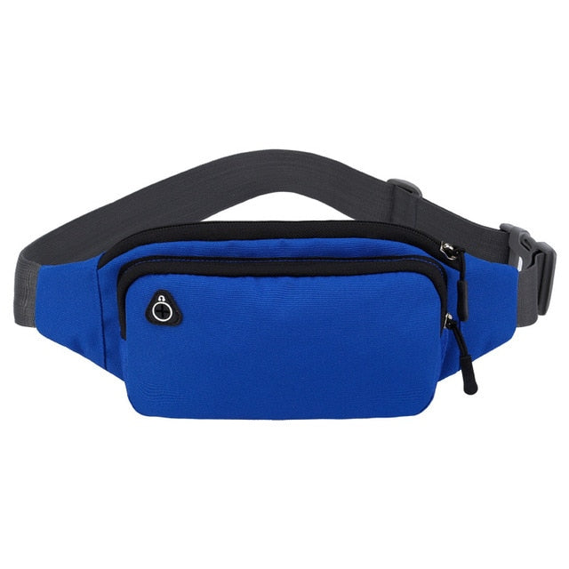Ceinture Sacoche Banane Urbaine Noire Unisexe