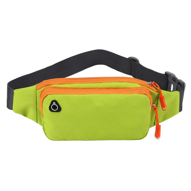 Ceinture Sacoche Banane Urbaine Noire Unisexe