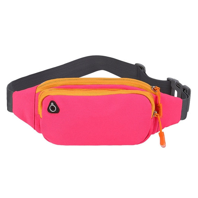 Ceinture Sacoche Banane Urbaine Noire Unisexe