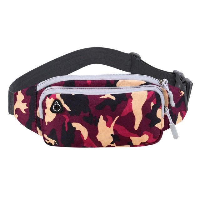 Ceinture Sacoche Banane Urbaine Noire Unisexe