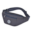 Sac Banane Sportif Noir Ajustable Unisexe