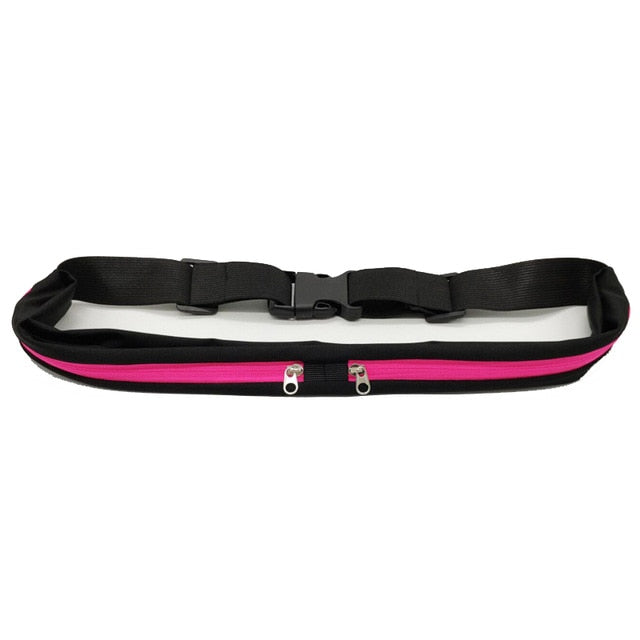 Ceinture Sportive Urbaine Étanche Noire Orange