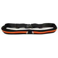 Ceinture Sportive Urbaine Étanche Noire Orange