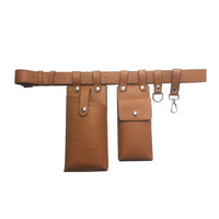 Ceinture Multi-Poches Tendance Urbaine Blanche - modèle Marron - Banane Avenue ™