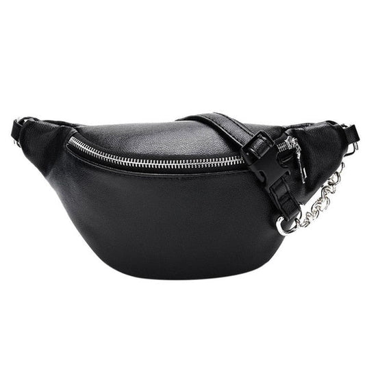 Sacoche Banane Urbaine Noire Tendance