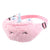Sacoche Banane Enfant Licorne Rose Peluche - modèle Magenta - Banane Avenue ™