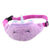 Sacoche Banane Enfant Licorne Rose Peluche