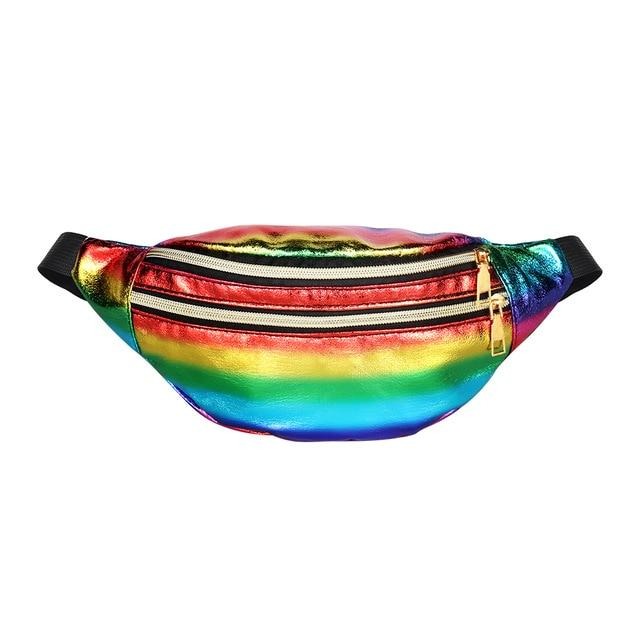 Sac Banane Iridescent Tendance Urbaine