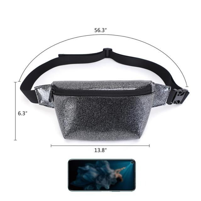 Sac Banane Transparent Pratique Ajustable