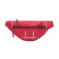 Sac Banane Sportif Bleu Chat Urbain - modèle Rouge - Banane Avenue ™