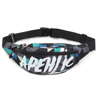 Sac Banane Tendance Motif Tropical Unisexe - modèle Bleu - Banane Avenue ™