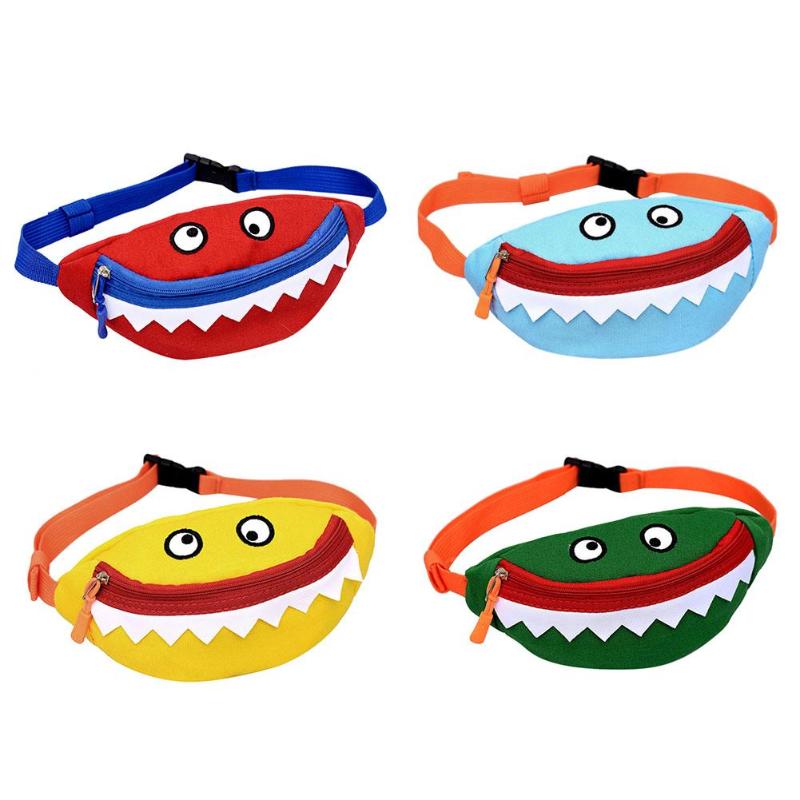 Sac Banane Amusant Monstre Enfant Bleu