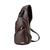 Sac Banane Épaule Cuir Vintage Unisexe - modèle Marron foncé - Banane Avenue ™