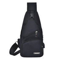 Sac Bandoulière Urbain Noir Multifonction Unisexe - Banane Avenue ™