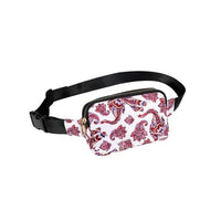 Sac Banane Floral Tendance Urbaine Multifonction - modèle Rose - Banane Avenue ™