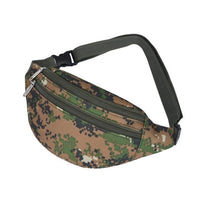 Sac Banane Urbain Camouflage Multipoches - modèle Camouflage vert - Banane Avenue ™