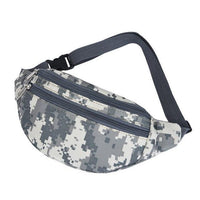Sac Banane Urbain Camouflage Multipoches - modèle Camouflage gris - Banane Avenue ™