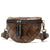 Sac Banane Urbain Motifs Ethniques Chic - modèle Marron - Banane Avenue ™