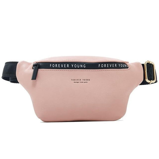 Sac Banane Élégant Rose Pâle Tendance