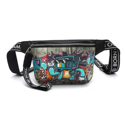 Acheter Sacoche Banane Urbaine Graffiti Trendy - Banane Avenue ™