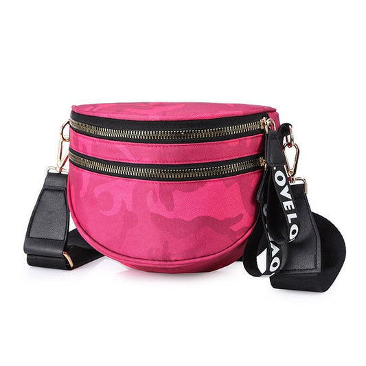 Sac Banane Urbain Rose Camouflage Tendance