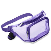 Sac Banane Tendance Argenté Brillant Unisexe - modèle Violet - Banane Avenue ™
