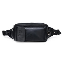 Sac Banane Cuir Unisexe Style Urbain - modèle Noir - Banane Avenue ™
