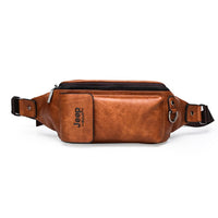 Sac Banane Cuir Unisexe Style Urbain - modèle Orange - Banane Avenue ™
