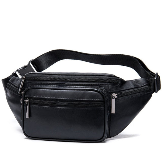 Ceinture Sacoche Banane Urbaine Noire Unisexe