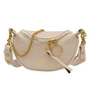 Sac Banane Cuir Noir Chaîne Dorée Tendance