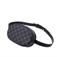 Ceinture Sacoche Urbaine Noire Damier