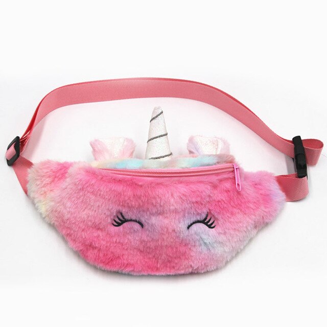 Sac Banane Enfant Licorne Magique Rose