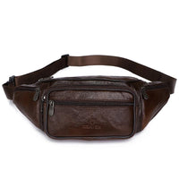 Sac Banane Cuir Marron Tendance Urbaine