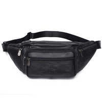 Sac Banane Cuir Marron Tendance Urbaine - modèle Noir - Banane Avenue ™