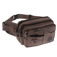 Sac Banane Urbain Multi-Poches Pratique - modèle Marron - Banane Avenue ™
