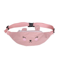 Sac Banane Peluche Chat Kawaii Poche Zip - modèle Rose - Banane Avenue ™