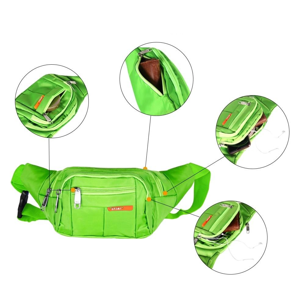 Sac Banane Sportif Vert Fluo Compact