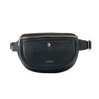 Sac Banane Élégance Urbaine Vert Émeraude - modèle Noir - Banane Avenue ™