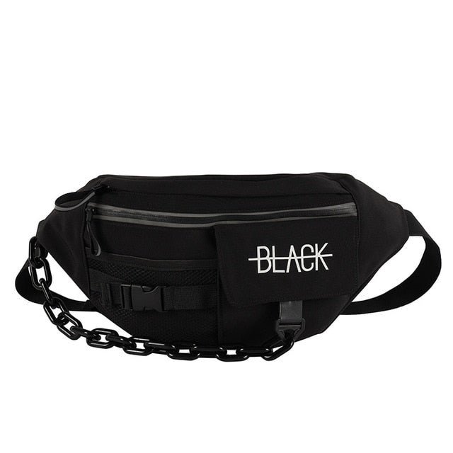 Sac Banane Urbain Noir et Blanc Tendance