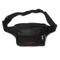 Sacoche Banane Sportive Noire Ajustable - Banane Avenue ™