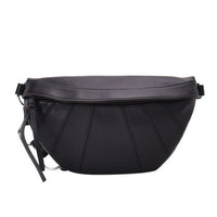 Sac Banane Cuir Élégant Noir Unisexe - Banane Avenue ™