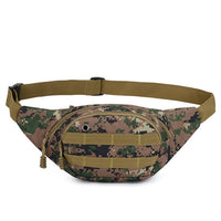 Sac Banane Urbain Camouflage Tendance Multipoche - modèle Camouflage marron - Banane Avenue ™