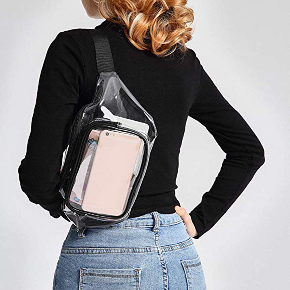 Sac Banane Urbain Argenté Tendance Unisexe