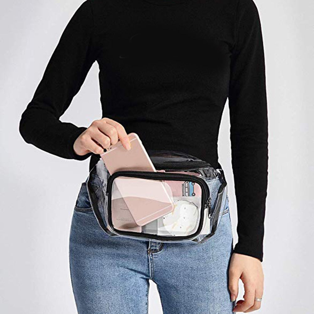 Sac Banane Urbain Argenté Tendance Unisexe